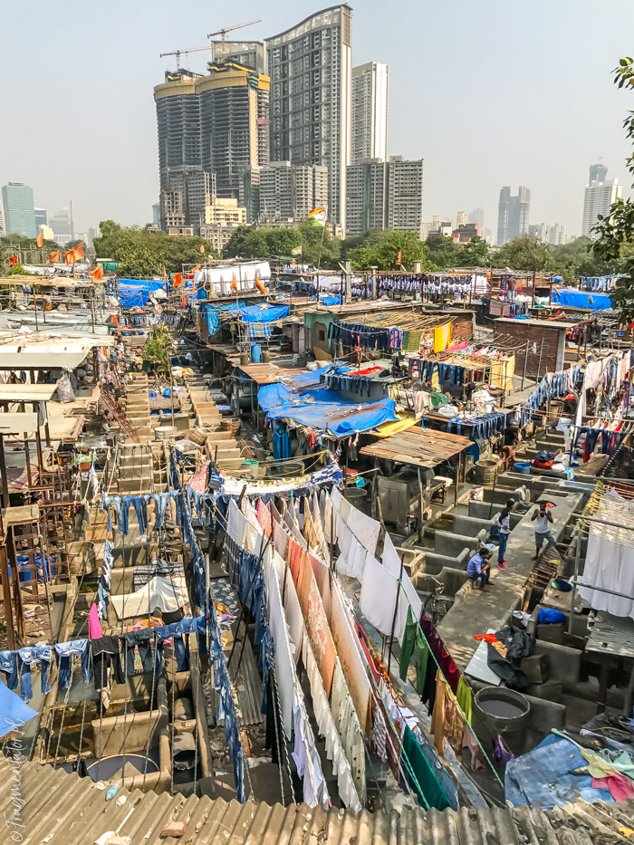 Indie Bombaj pralnia Dhobi Ghat