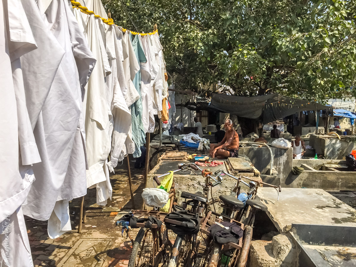 Indie Bombaj pralnia Dhobi Ghat