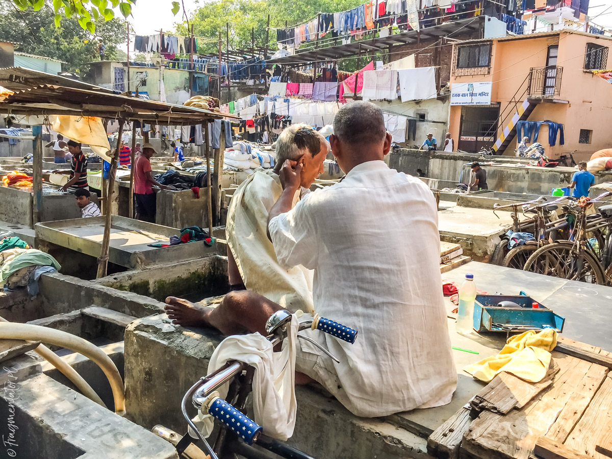 Indie Bombaj pralnia Dhobi Ghat