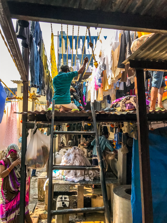 Indie Bombaj pralnia Dhobi Ghat