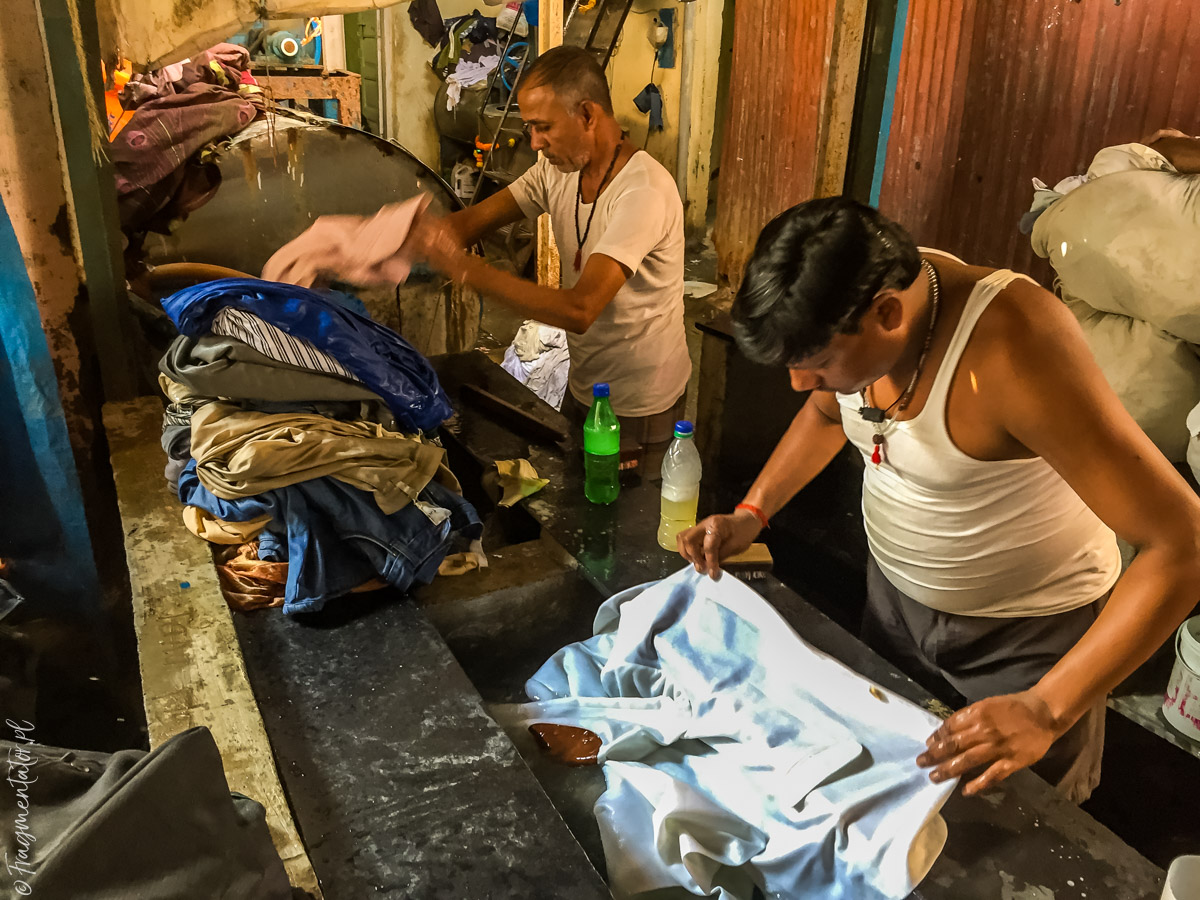 Indie Bombaj pralnia Dhobi Ghat