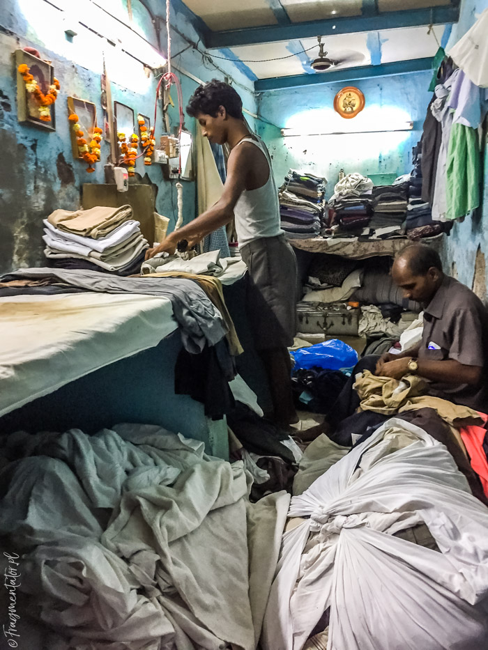 Indie Bombaj pralnia Dhobi Ghat