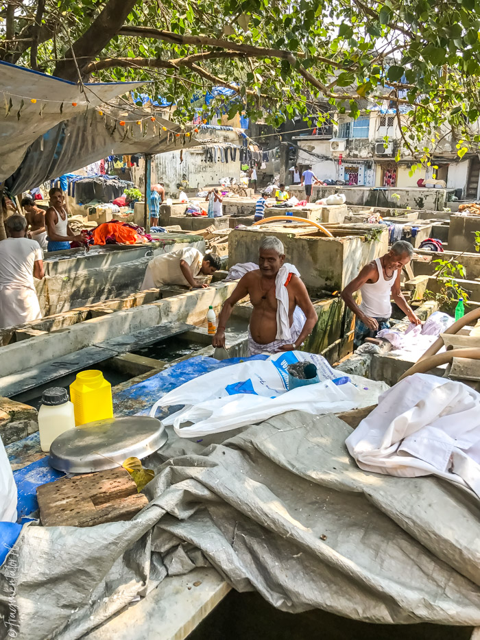 Indie Bombaj pralnia Dhobi Ghat