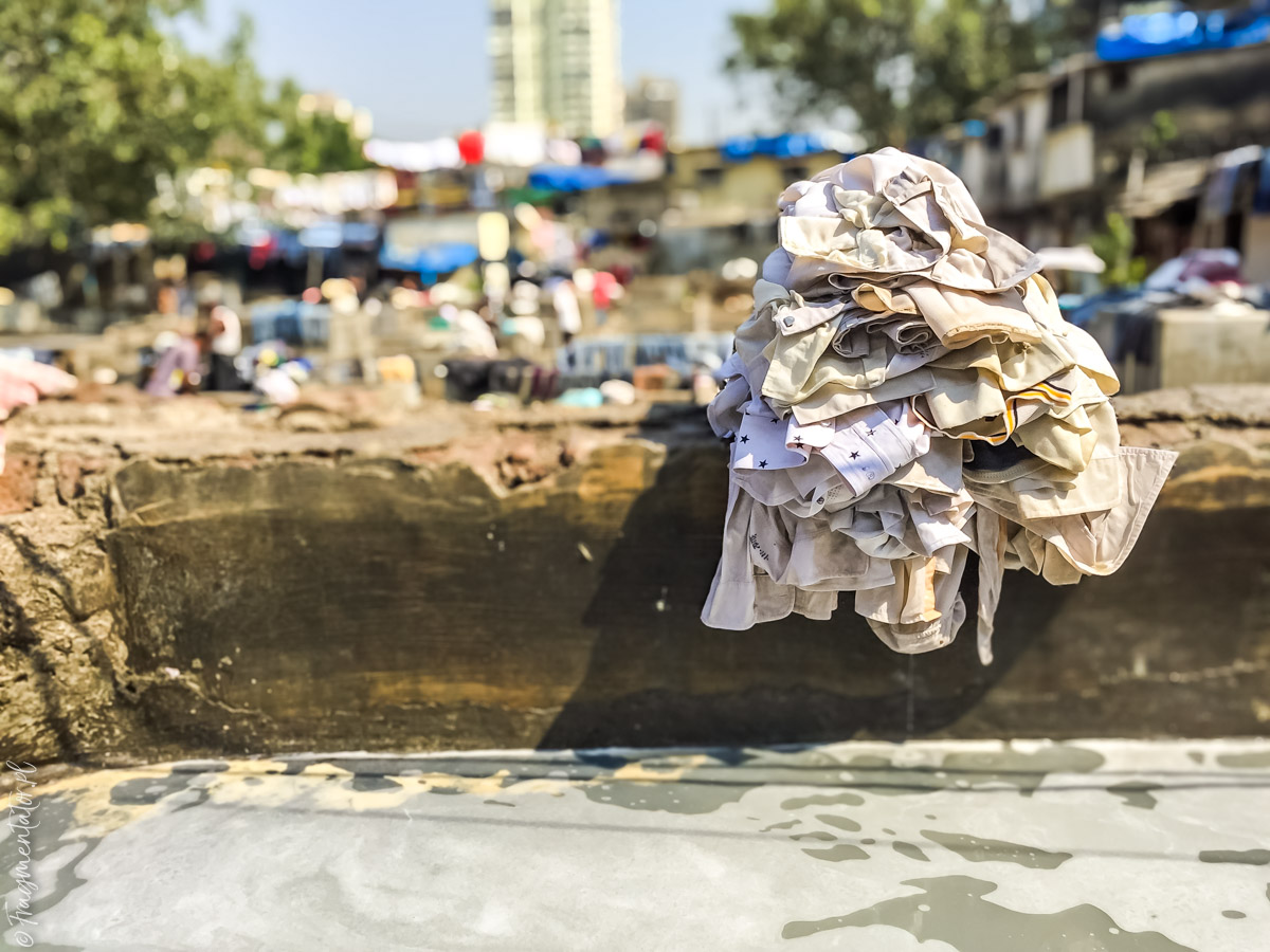 Indie Bombaj pralnia Dhobi Ghat